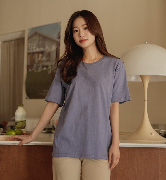 [1+1]コットン半袖Tシャツ 韓国