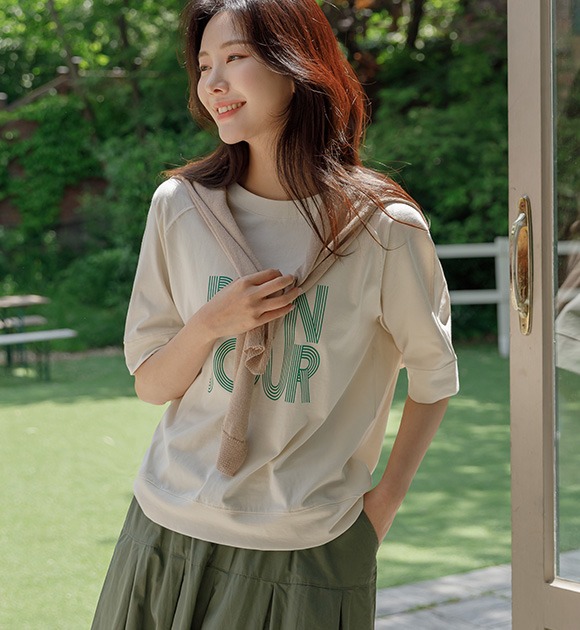 チボル ボンジュール ナグラン セーター Tシャツ 韓国