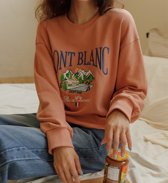 ブリモ 風景刺繍ジョーリー セーター 韓国